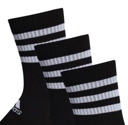 Adidas 3-Stripes sport sokken + tennis zwart