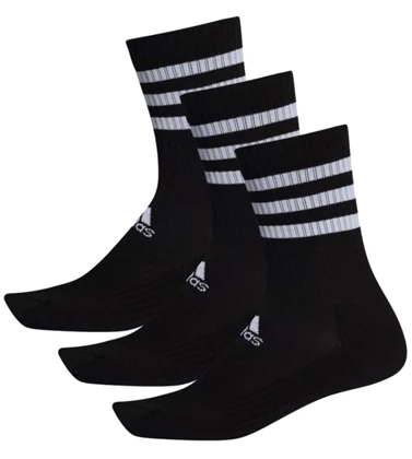 Adidas 3-Stripes sportsokken zwart