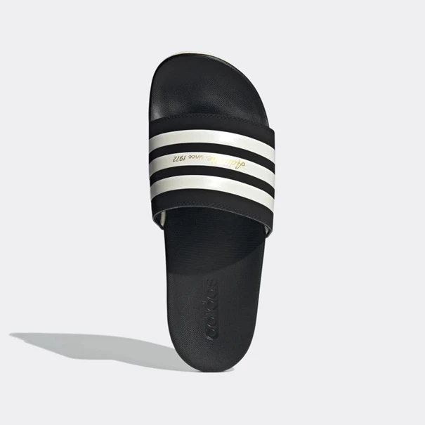 Adidas Adilette Comfort badslippers jr+sr zwart