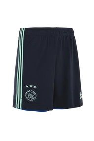 Adidas Ajax 21/22 Uitshort jongens voetbalbroekje blauw dessin