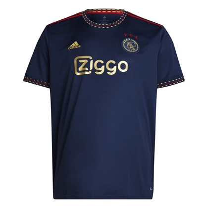 Adidas Ajax Uitshirt voetbalshirt heren donkerblauw