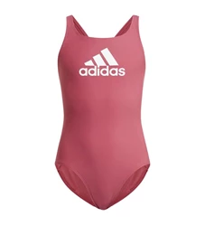 Verandert in Dierbare Actief Adidas Badge of Sport badpak meisjes pink van badpakken