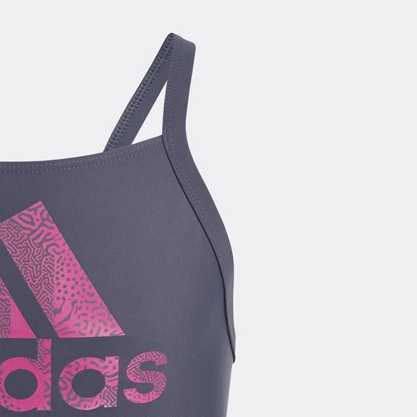 Adidas Big Logo badpak meisjes paars