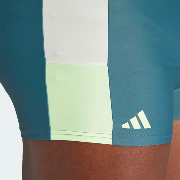 Adidas Block 3-Stripes zwemboxer heren donkerblauw