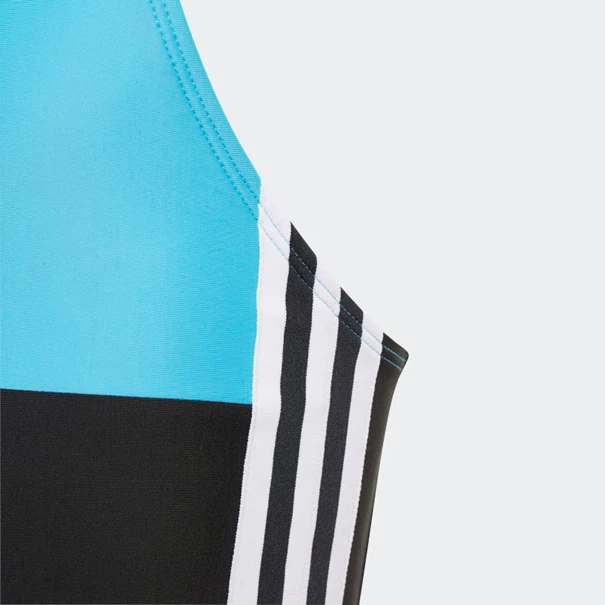 Adidas Colorblock 3-Stripes badpak meisjes zwart dessin