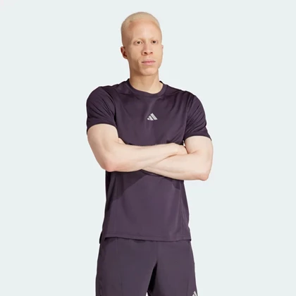 Adidas Designed for Training sportshirt heren bordeaux
