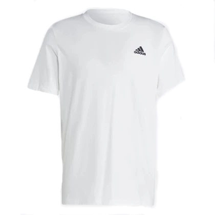 Adidas Essentials Single sportshirt heren wit