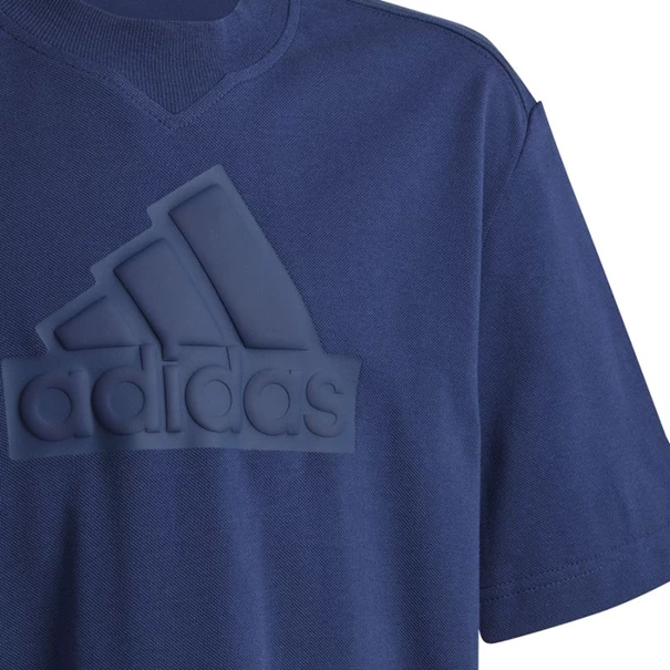 Adidas Future Icons Logo sportshirt jongens donkerblauw