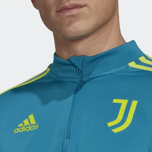 Adidas Juventus Trainings voetbal sweater sr blauw