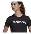 Adidas Logo Dames Tee sportshirt dames zwart
