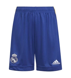 Adidas REAL MADRID 21/22 UIT jongens voetbalbroekje blauw