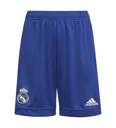 Adidas REAL MADRID 21/22 UIT voetbalbroek jongens blauw
