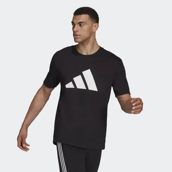 Adidas Sportswear Future Icons Logo Graphic sportshirt heren zwart