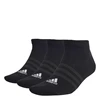 Adidas Sportswear Low 3-Stripes sportsokken zwart