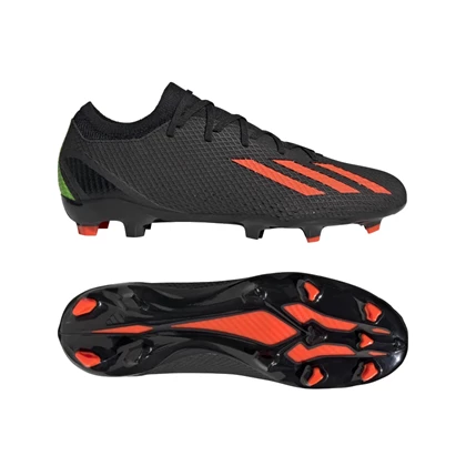 Adidas X SPEEDPORTAL.3 FG.CBLACK/SOLRED/SG voetbalschoenen unisex zwart