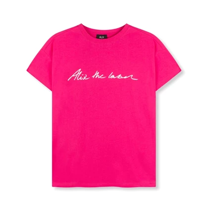 Alix The Label casaul t-shirt dames pink