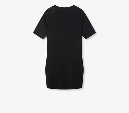 Alix The Label Knitted Sweat casual jurk dames zwart
