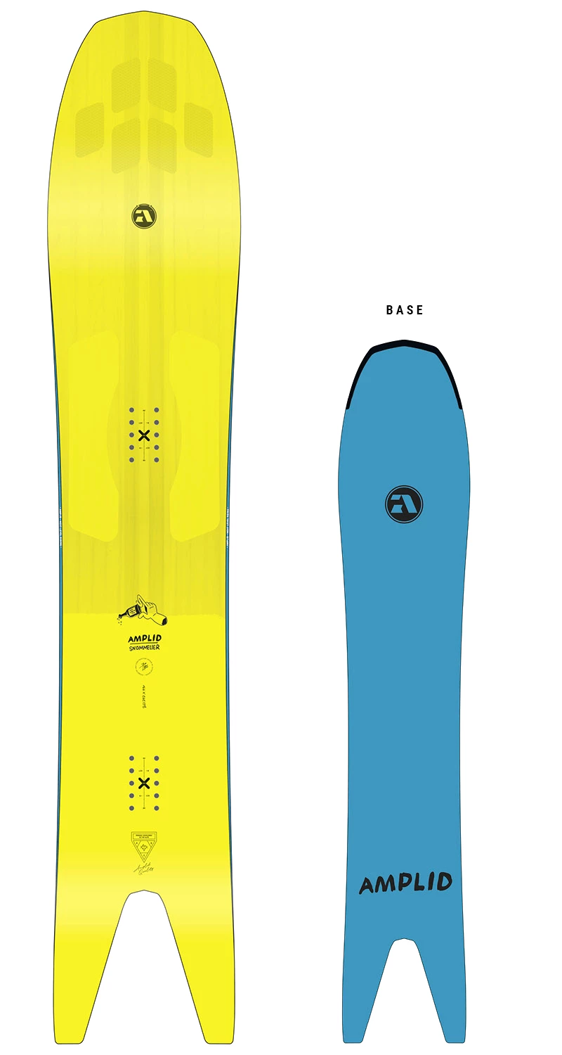 Amplid Snommelier 166 freestyle snowboard