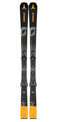Atomic Redster Q Pro LT + M 10 GW BLACK sportcarve ski's zwart dessin