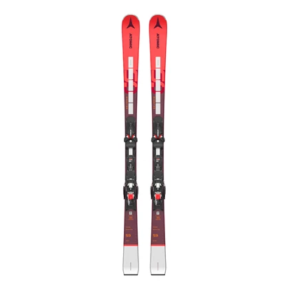 Atomic Redster S9 + X12 GW Red slalom ski's rood