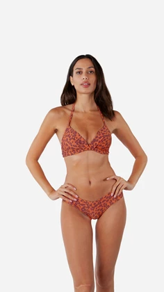 Barts Des Halter bikini top dames oranje