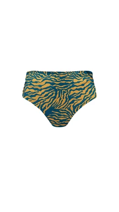 Barts Kalea High Waist Briefs bikini slip dames blauw dessin