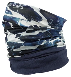 Barts Multicol Polar sjaal blauw dessin
