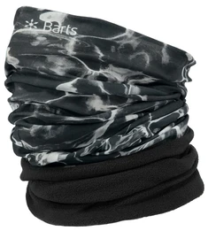 Barts Multicol Polar sjaal zwart dessin