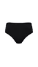 Barts Solid High Waist Brief bikini slip dames zwart