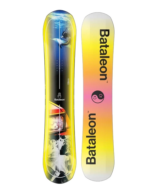 Bataleon Distoria freestyle snowboard dames geel dessin