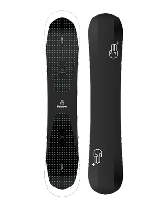 Bataleon Evil Twin freestyle snowboard zwart dessin
