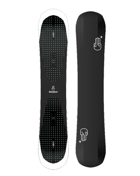 Bataleon Evil Twin+ freestyle snowboard zwart dessin