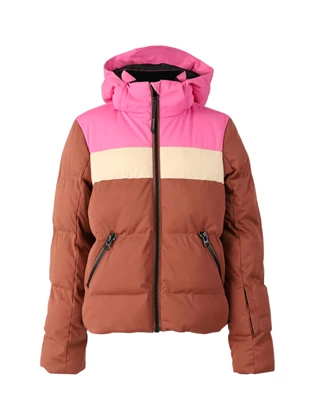 Brunotti Niagony ski/snowboard jas meisjes rood dessin