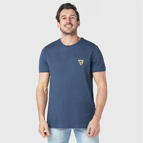 Brunotti TEYO casual t-shirt heren donkerblauw