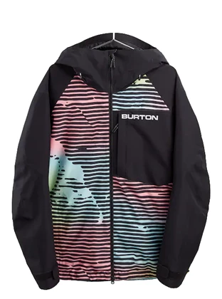 Burton Gore Radial Jacket snowboardjas heren zwart dessin