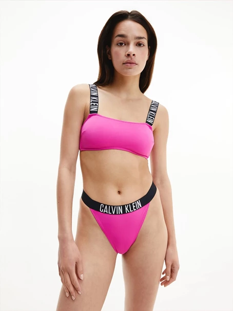 Calvin Klein Bandeau Top bikini top dames pink
