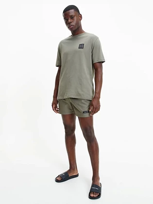 Calvin Klein Box casual t-shirt heren groen