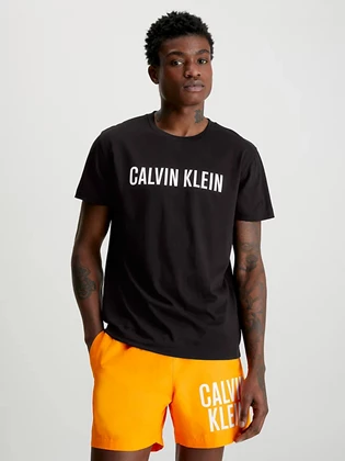 Calvin Klein Crew Neck Logo casual t-shirt heren zwart