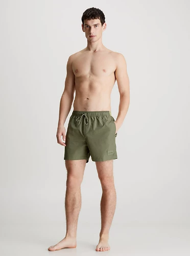 Calvin Klein Medium Drawstring zwemshort heren groen