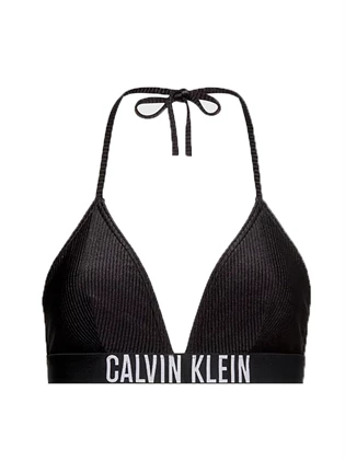 Calvin Klein Triangle-RP bikini top dames zwart