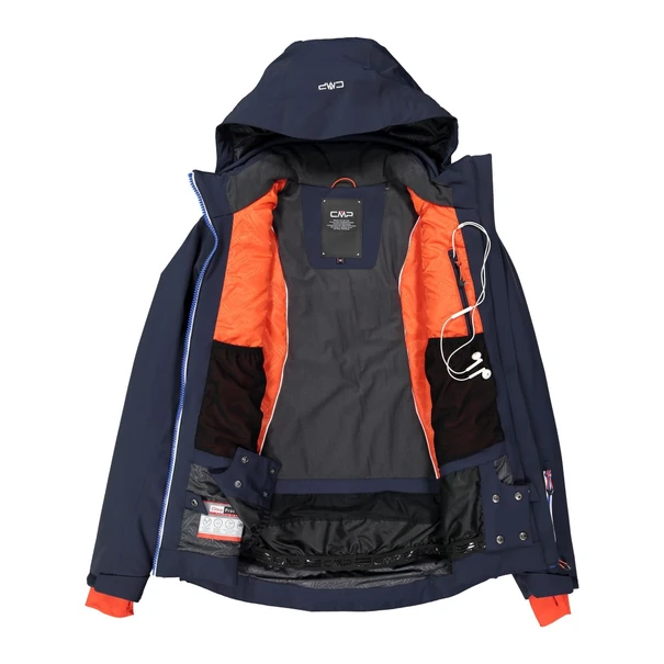 Campagnolo Man Jacket Zip Hood ski jas heren blauw