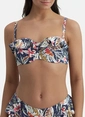 Cyell Botanic Beauty bikini top dames zwart dessin