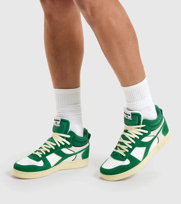 Diadora Magic Basket Demi Cut sneakers heren groen