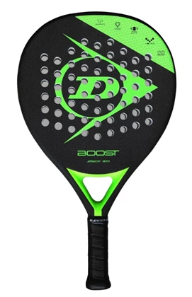 Dunlop Boost Attack 2.0 padelracket groen dessin
