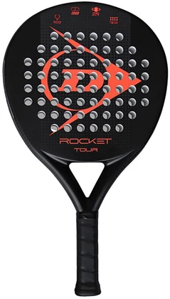 Dunlop Rocket Tour padelracket zwart dessin