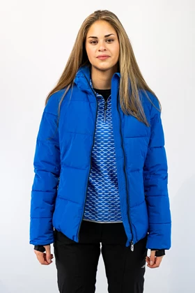 Falcon Berkley ski jas dames blauw dessin