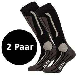 wimper Besmetten Begroeten Falcon Victoria 2-pack ski sokken dames zwart van snowboard sokken