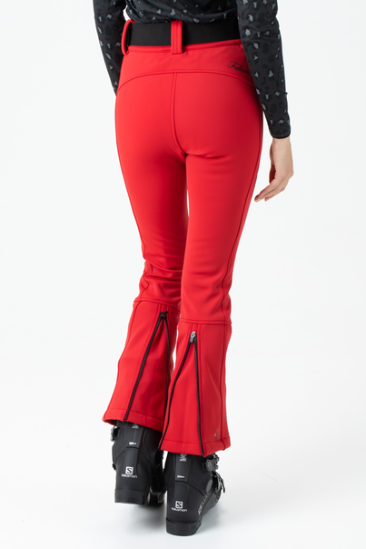 Falcon Whistler Red softshell broek dames rood