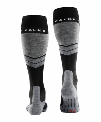 Falke SK4 ski sokken zwart dessin