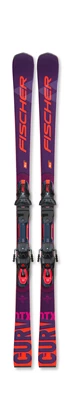 Fischer The Curv DTX + RSX Z12 PR sportcarve ski dames paars